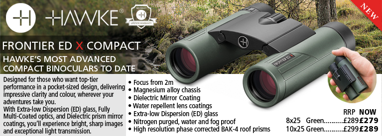 Hawke Frontier ED X Compact Binoculars
