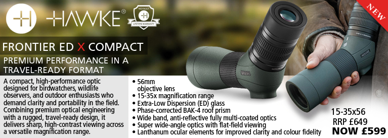 Hawke Frontier EDX Compact Spotting Scope 15-35x56