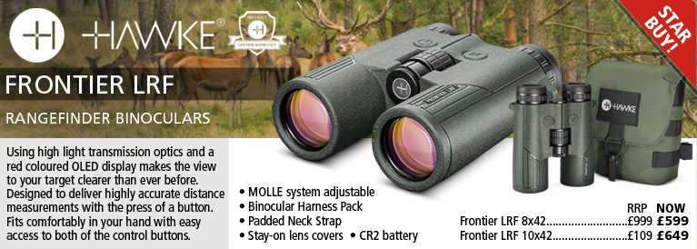Hawke Frontier LRF Rangefinder Binoculars