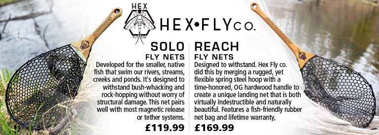 Hex Fly Co Solo and Range Fly Fishing Nets