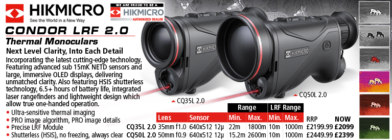 Hik Micro Condor LRF 2.0 Thermal Monoculars