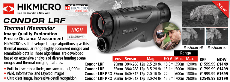 Hik Micro Condor LRF Thermal Monoculars