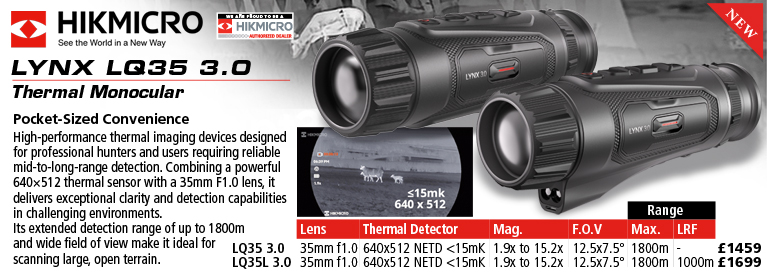 Hik Micro Lynx LQ35 3.0 Thermal Monoculars