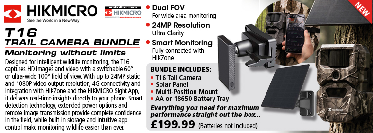 Hik Micro T16 Trail Camera Bundle Offer