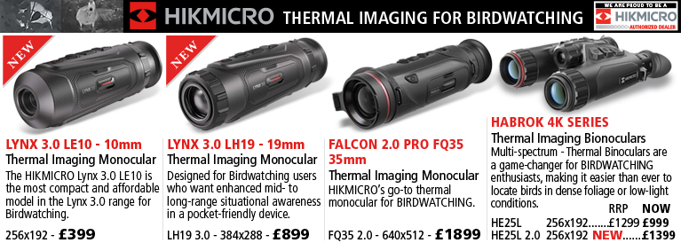 HikMicro Thermal Imaging for Birdwatching