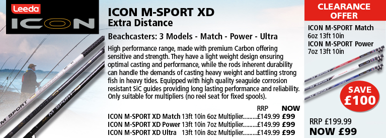 Icon M-Sport XD and M-Sport Rods