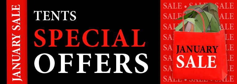 January Sale Tents