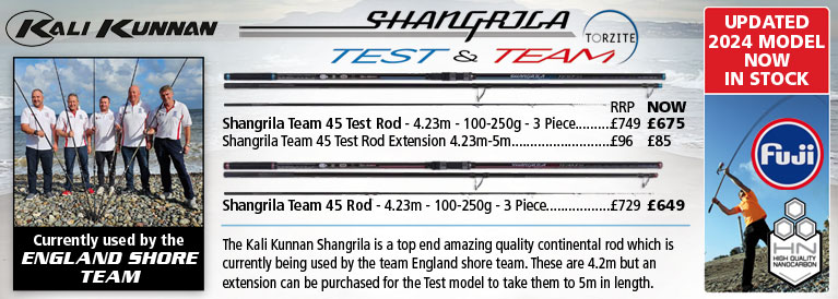 Kali Kunnan Shangrila Team and Test Rods