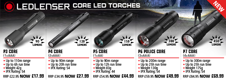 LED Lenser Core LED Torches