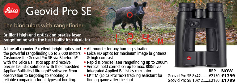 Leica Geovid Pro SE Rangefinding Binoculars