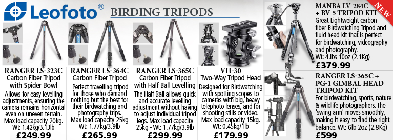 Leofoto Birdwatching Tripods