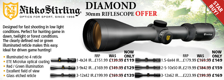 Nikko Stirling Diamond 30mm Riflescope Offer