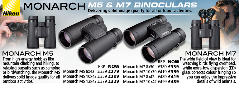 Nikon Monarch M5 and Monarch M7 Binoculars