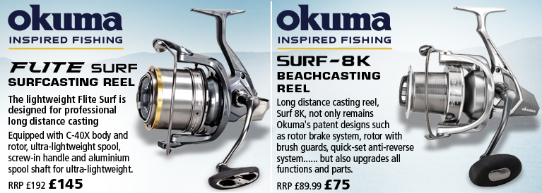 Okuma Flite Surfcasting Reel