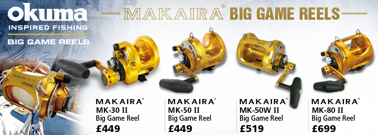 Okuma Makaira Big Game Reels 4 Great Offers