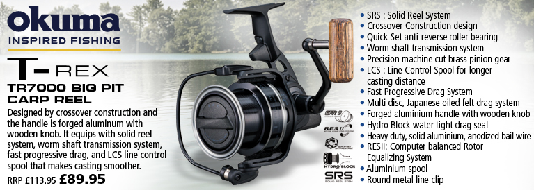 Okuma T-REX TR7000 Carp Reel