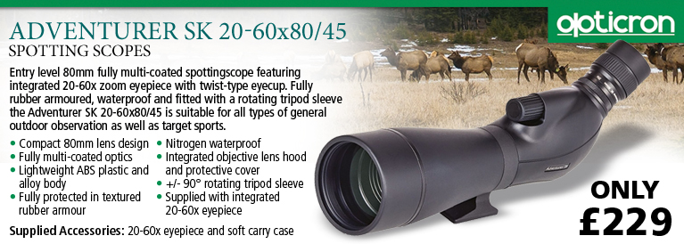 Opticron Adventurer SK 20-60x80/45 Spotting Scope