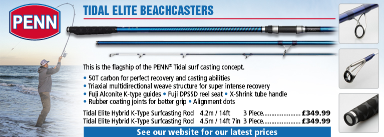 Penn Tidal Elite Beachcaster Rods