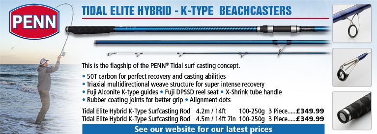 Penn Tidal Elite Beachcaster Rods