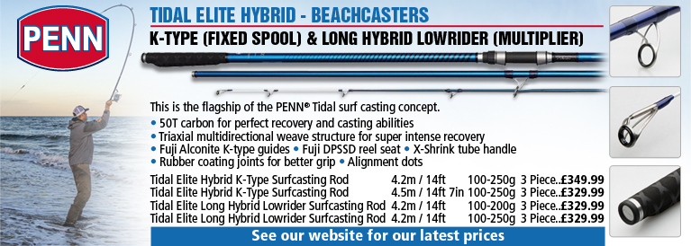 Penn Tidal Elite Beachcaster Rods