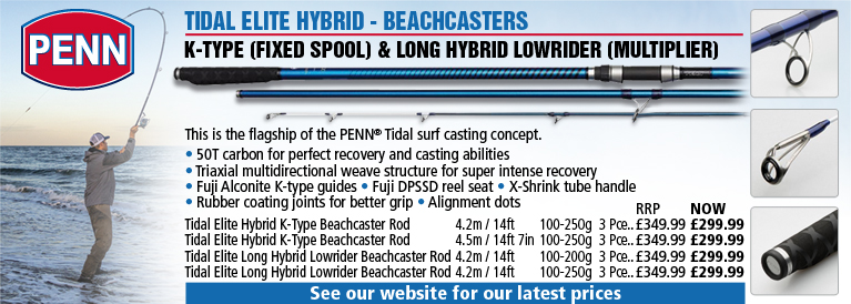 Penn Tidal Elite Beachcaster Rods