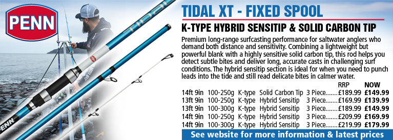 Penn Tidal XT K-Type Rods