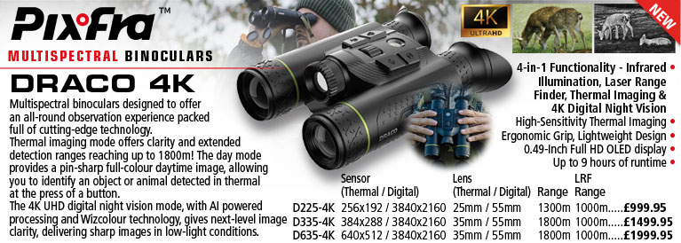 Pixfra Draco 4K Multispectral Binoculars