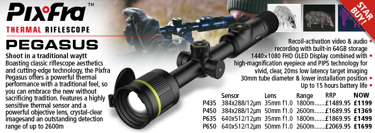 Pixfra Pegasus Thermal Riflescopes