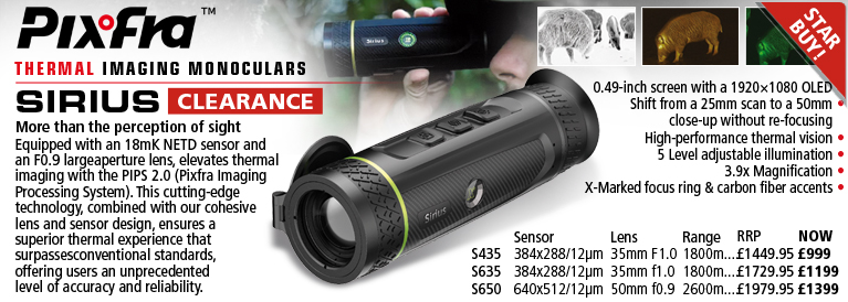 Pixfra Sirius Thermal Imaging Monoculars