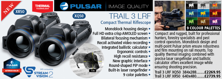 Pulsar Trail 3 LRF Campact Thermal Riflescopes