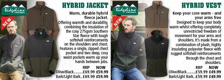 Ridgeline Hybrid Jacket and Hybrid Vest