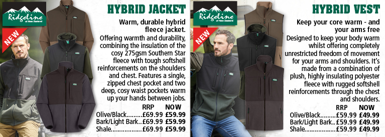 Ridgeline Hybrid Jacket and Hybrid Vest