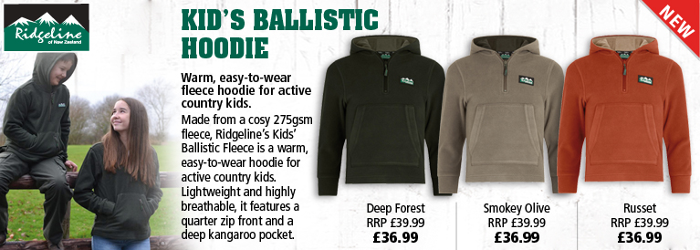 Ridgeline Kid's Ballistic Hoodie