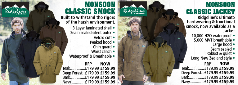 Ridgeline Monsoon Classic Smock, Jacket and Trousers