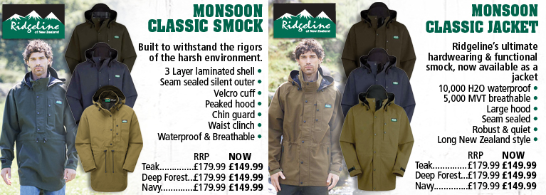 Ridgeline Monsoon Classic Smock, Jacket and Trousers