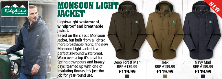 Ridgeline Monsoon Light Jacket