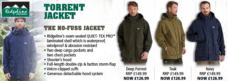 Ridgeline Typhoon Jacket and Torrent Euro II Jacket