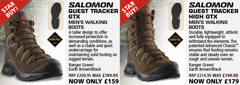 Salomon Quest Tracker GTX and Quest Tracker High GTX
