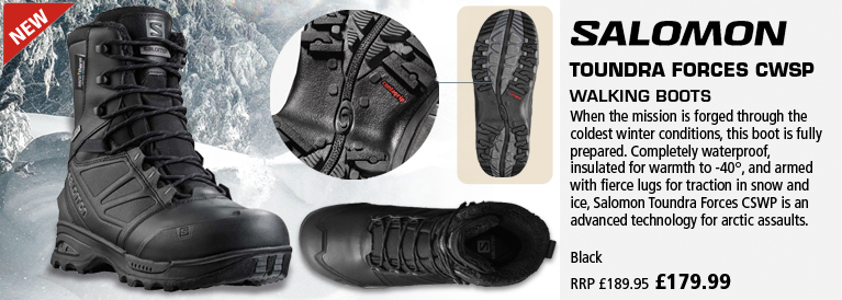 Salomon Toundra Forces CWSP Walking Boots - Black