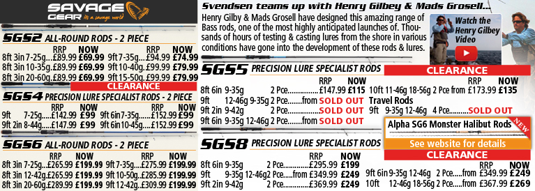 Savage Gear Sandeel V2 Lures, SGS5 and SGS8 Rods with Henry Gibley and Mads Grosell