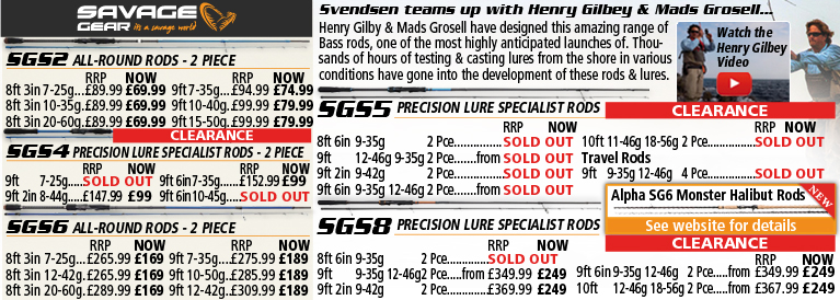 Savage Gear Sandeel V2 Lures, SGS5 and SGS8 Rods with Henry Gibley and Mads Grosell