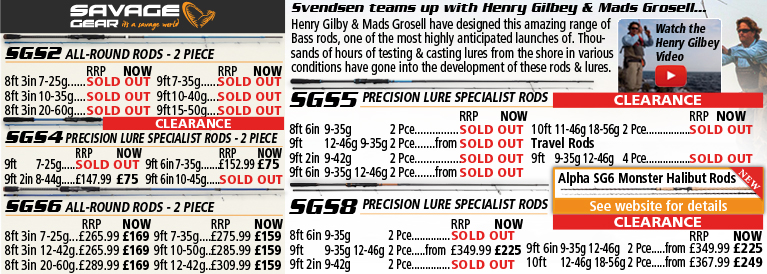 Savage Gear Sandeel V2 Lures, SGS5 and SGS8 Rods with Henry Gibley and Mads Grosell