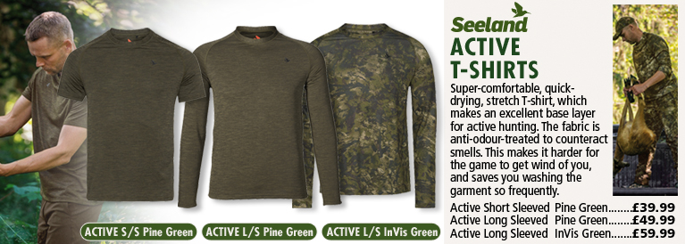 Seeland Active T-Shirts Short Sleeved and Long Sleeved