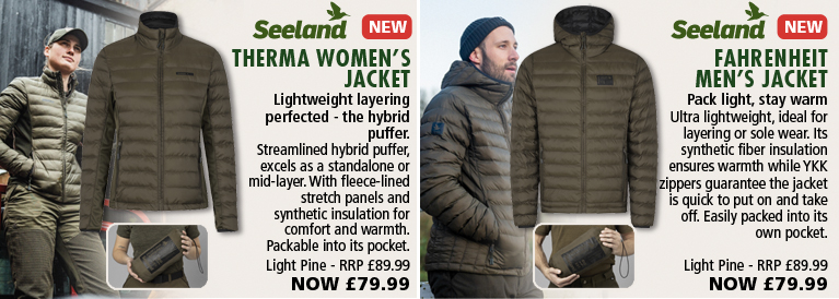 Seeland Therma Women's and Fahrenheit Men's Jackets