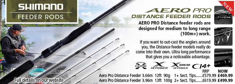 Shimano Aero Pro Distance Feeder Rods