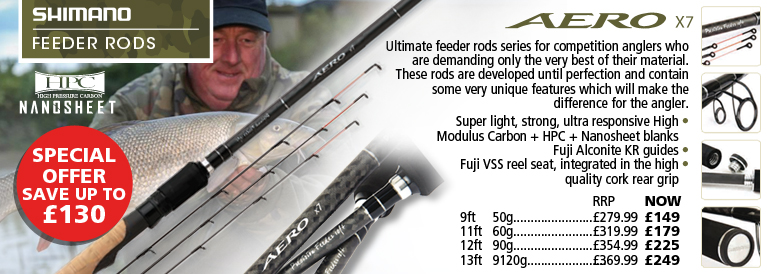 Shimano Aero X7 Carp Rods
