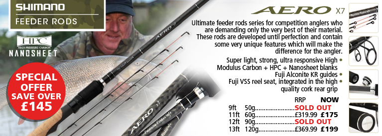 Shimano Aero X7 Carp Rods