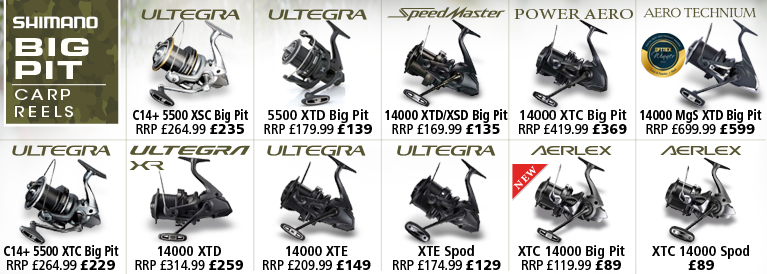 Shimano Big Pit Carp Reels