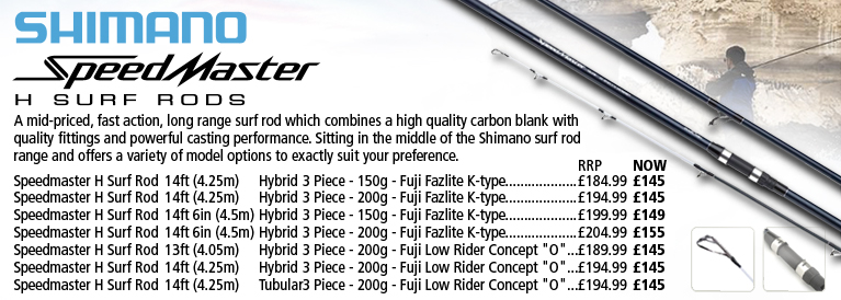 Shimano Speedmaster H Surf Rods