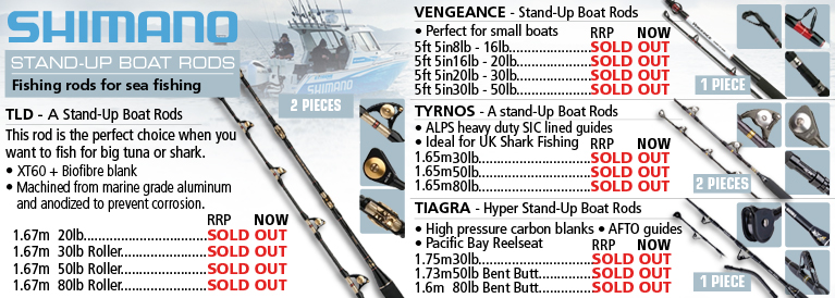 Shimano Stand-Up Boat Rods